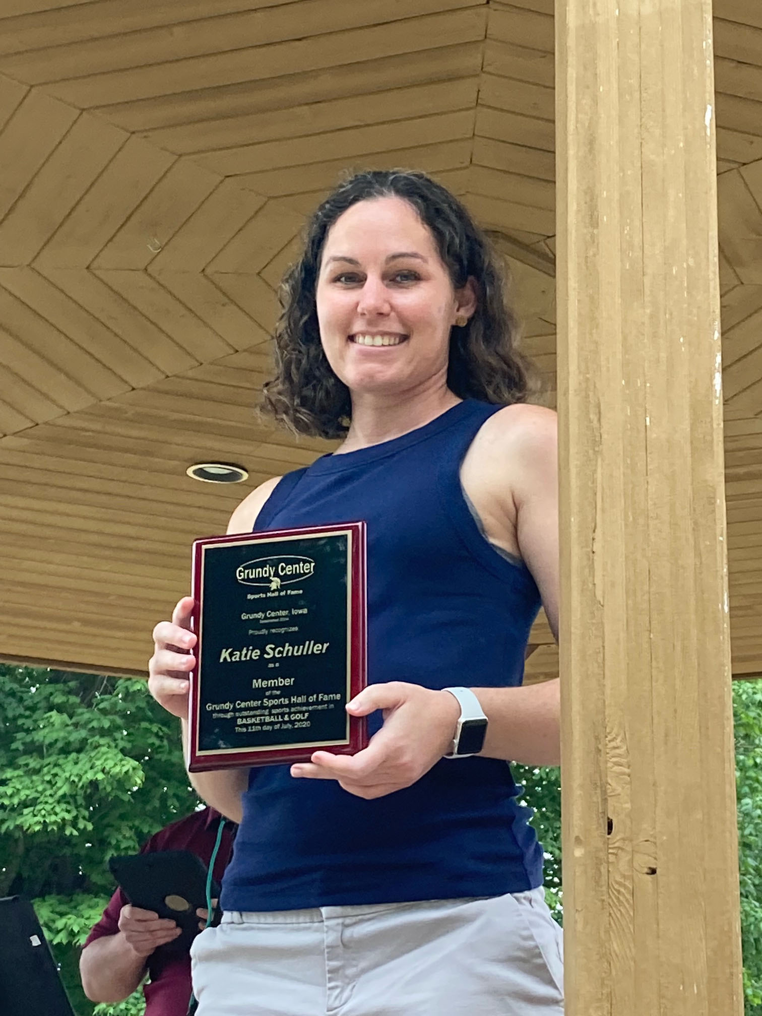 Katie Schuller was inducted into the 2020 Hall of Fame class for her accomplishments in basketball and golf.